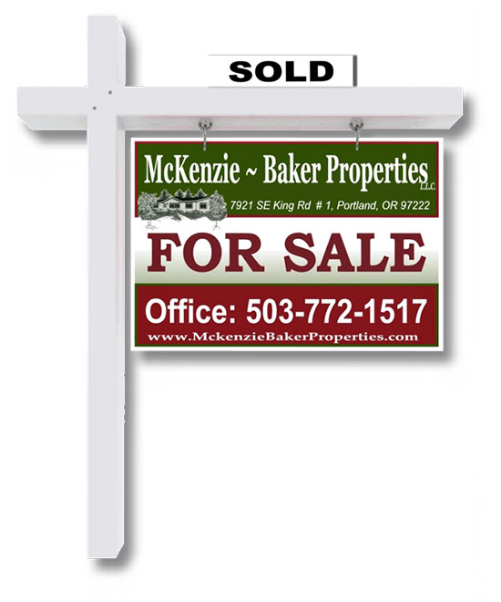 McKenzie Baker Properties Sold Sign